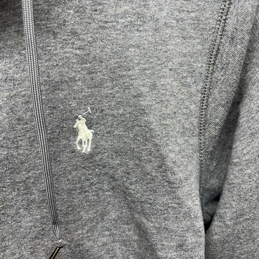 Polo Ralph Lauren Gray Full Zip Hoodie - Size‎ Medium